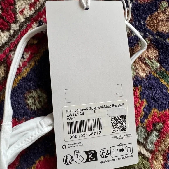 Lululemon Athletica Classic Wundermost White Bodysuit - Picture 7 of 12